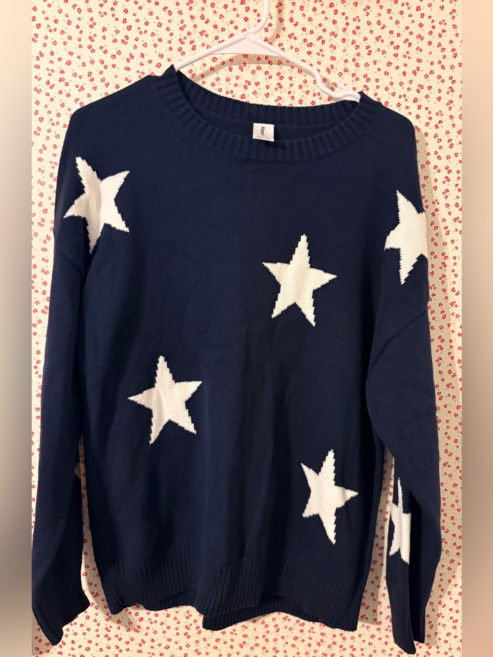 Abound Navy Star Crewneck Sweater